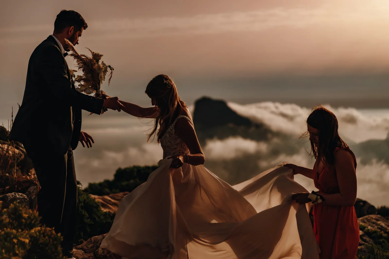 Elopement-Hochzeit in den Bergen von Mallorca